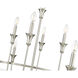 Emery 8 Light 33.5 inch Brushed Nickel Chandelier Ceiling Light